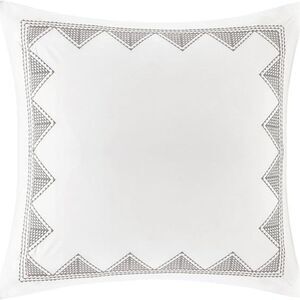 INKIVY Isla Cotton Embroidered Europe White European Sham